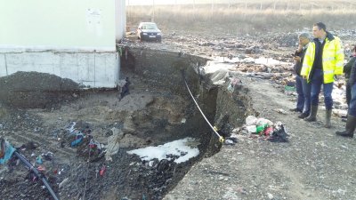 Обособена е временна площадка за депониране на отпадъци. Снимка Пресцентър Община Бургас