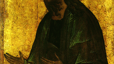 Св. Йоан Предтеча. Икона от свети Андрей Рубльов