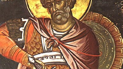 Свети Мина бил воин преди да се посвети на вярата
