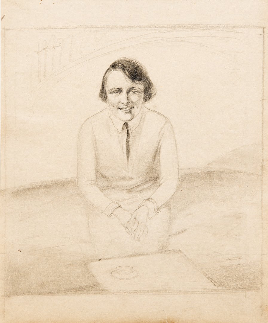 Портрет на жена, втората половина на 20-те години на ХХ век, частна колекция