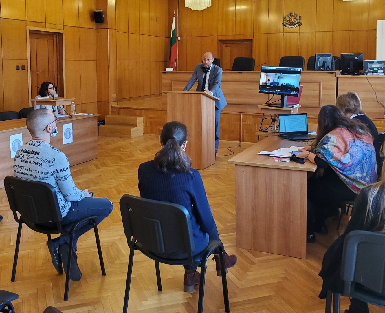 Съдия Евгени Узунов има над 21 години юридически опит. Снимка Пресцентър Районен съд