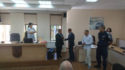 Дарението бе направено на директора на ОДМВР комисар Калоян Калоянов