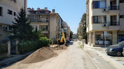 Дейностите по полагане на асфалта започват в понеделник. Снимка Община Бургас
