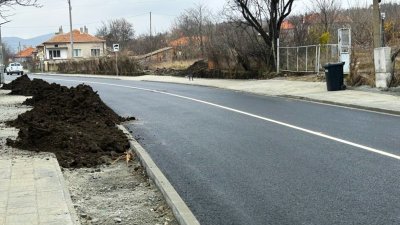 Пътят свързва магистралата с Българово. Снимка Община Бургас