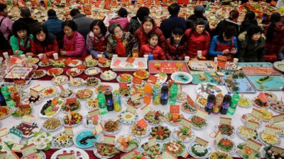 Китайците посрещната своята Нова година