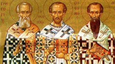 Църквата почита днес светите - Василий Велики, Григорий Богослов и Йоан Златоуст