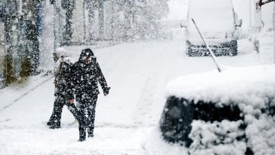 Първият сняг днес падна ня места в Западна България. Снимка iStock