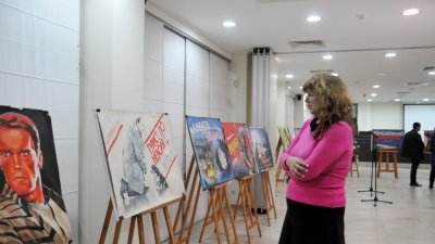 Изложбата бе открита в Деня на българското кино. Снимки Лина Главинова
