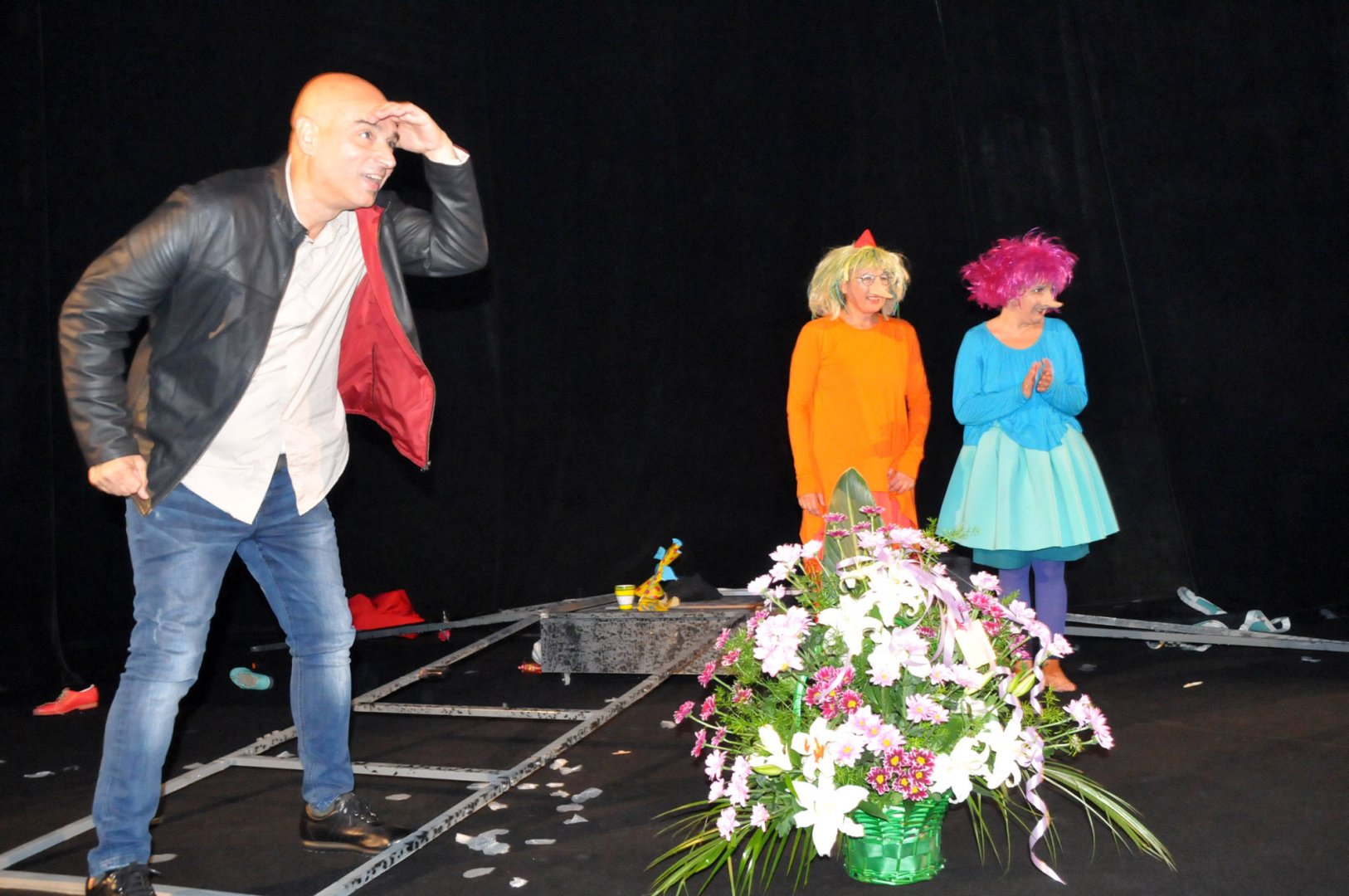 Със спектакъла Филифьонката, която вярваше в бедствия на Държавен куклен театър Бургас се откри X-то издание на фестивала Ерата на Водолея 2019. Снимка Лина Главинова
