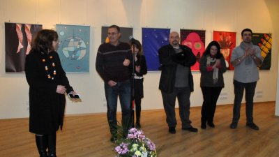 Изложба 70 години Плакат и визуална комуникация е подредена в културен център Морско казино. Снимка Лина Главинова