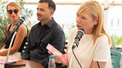 Антония Цинова, Емил Ованесов и Диана Саватева (отляво надясно) представиха акцентите в тазгодишното издание на фестивала. Снимки Кирил Пейчев