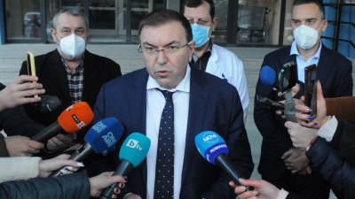 Бургас ще се справи, каза министърът на здравеопазването Костадин Ангелов. Снимка Черноморие-бг
