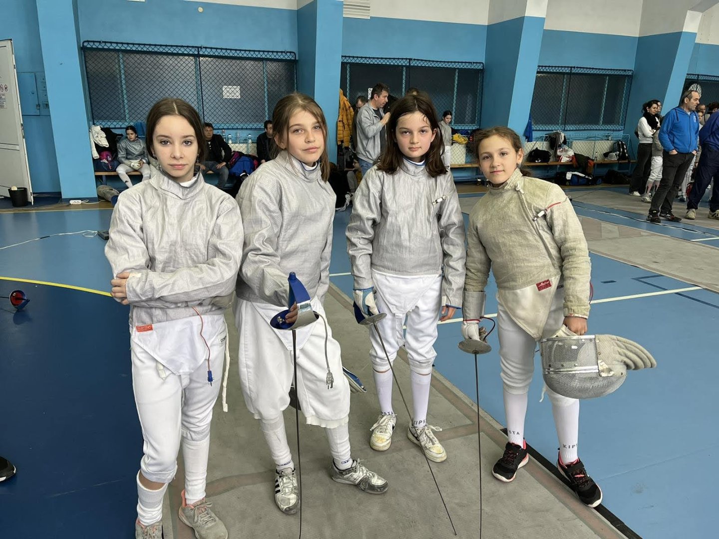В състезанието за момичета до 11 години и трите представителки на ФК Корсар спечелиха място сред най-добрите осем в страната. Снимки ФК Корсар