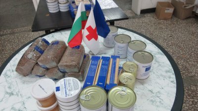 Над 11 612 домакинства от област Бургас ще получат хранителн продукти от БЧК. Снимка Архив