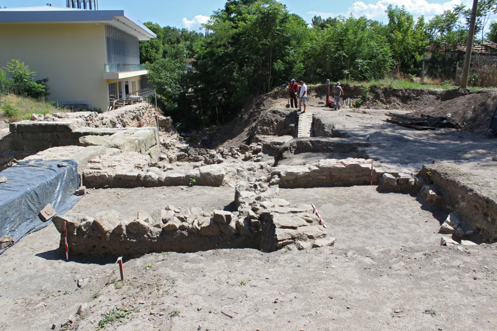 Разкопките тази година бяха концентрирани в банския комплекс. Снимки РИМ