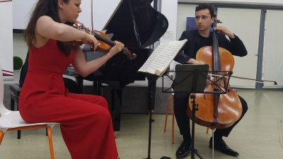 Трио Amatis свири за първи път пред българска публика и то в Бургас. Снимки Авторът
