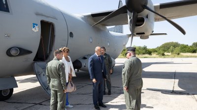 Президентът Румен Радев присъства на деня за високопоставени гости на съвместните бойни стрелби Шабла 2024. Снимки Пресцентър президенство