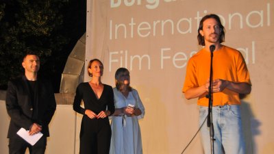 Петър Грудов спечели наградата за най-добър български късометражен филм. Снимки Черноморие-бг