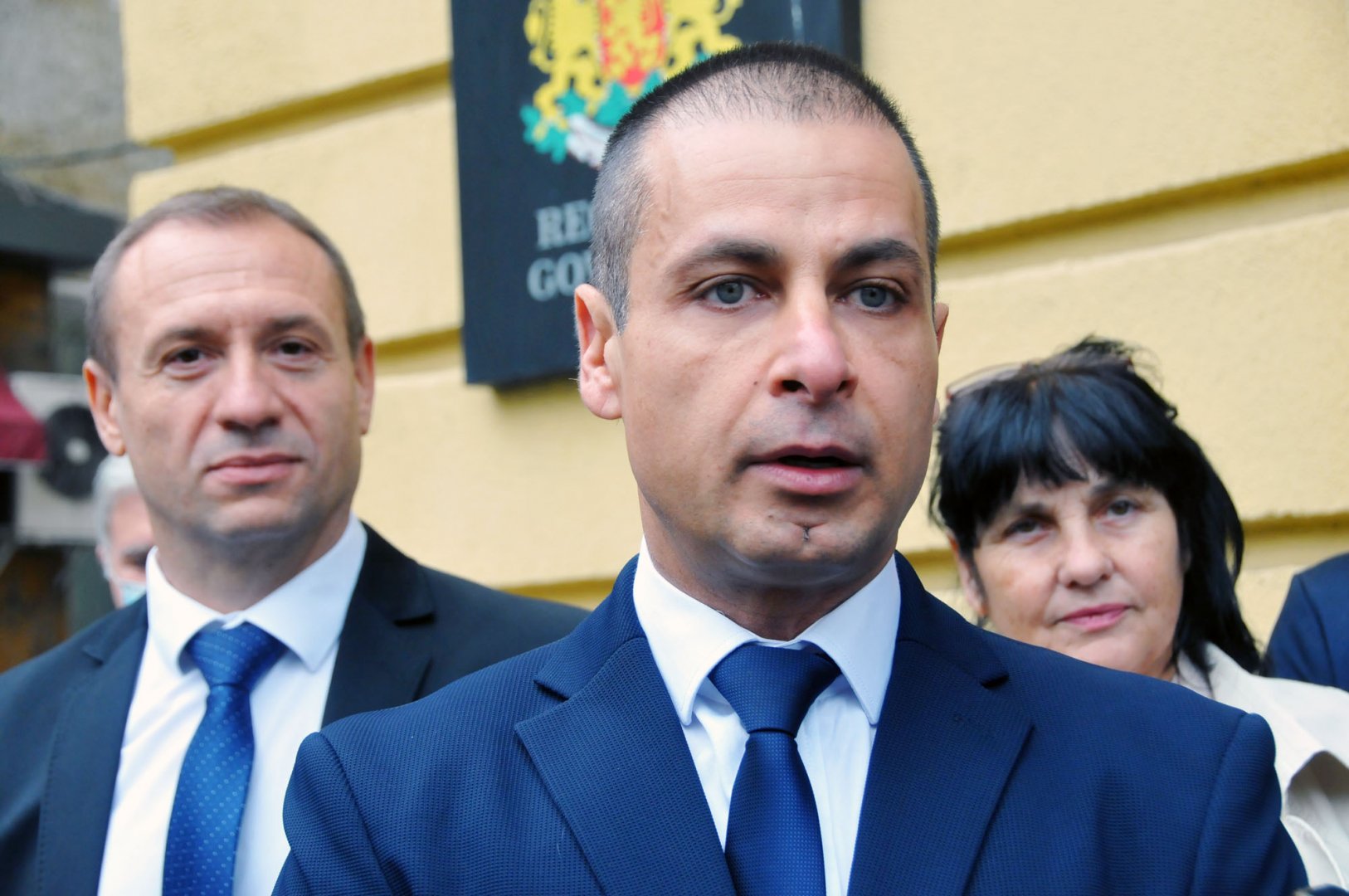 Ние ще се част от следващия парламент на страната, заяви Живко Табаков (на преден план). Снимки Черноморие-бг