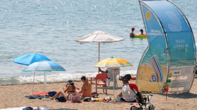 Слънчево и горещо е край морския бряг в началото на седмицата. Снимка Архив Черноморие-бг
