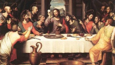 На Велики четвъртък Иисус събрал учениците си на Тайната вечеря