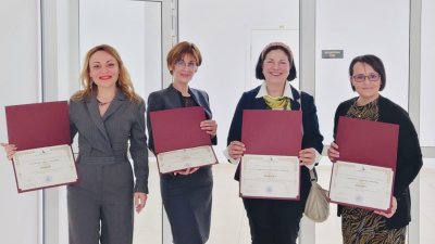 Дипломите бяха връчени на тържествено заседание на Академичния съвет. Снимки университет Проф. д-р Асен Златаров
