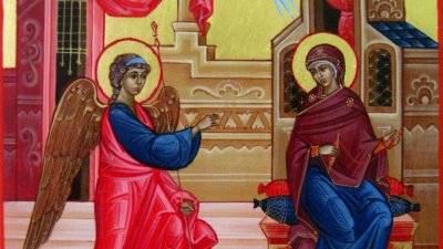 Ангел Божий донесъл на Дева Мария вест за скорошното явяване на отдавна очаквания Спасител