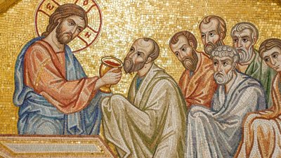 След като завещал новата заповед за любов към всички, Христос явил на учениците Си, че ще бъде предаден