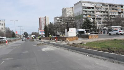 Булевардът е част от южния обход на Бургас. Снимка Община Бургас