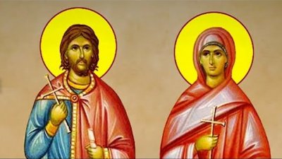 Свети мъченик Тимотей и света мъченица Мавра пострадали в 286 г. през царуването на Диоклетиан