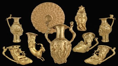 Копие на Панагюрското златно съкровище ще бъде експоснирано в зала Трезор на Археологическата експозиция на РИМ Бургас