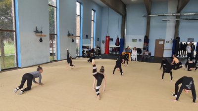 Украинските гимнастички тренират в спортната база на на Министерството на туризма в Созопол