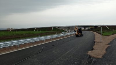 Надлезът ще бъде изграден в участъка между Бургас и Ветрен. Снимка Архив