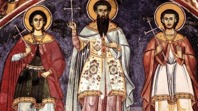Свети мъченици Мина, Ермоген и Евграф защитавали с плам християнската вяра