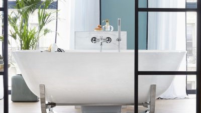 Създаването на модерна и луксозна баня изисква внимателен подбор на мебели, аксесоари и материали. Снимки Gaudi DS